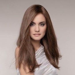 Damska peruka z naturalnych włosów remy bursztynowy blond