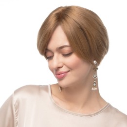 Topper naturalny z włosów słowiańskich niemodyfikowanych ciemny blond