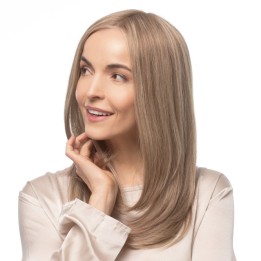 Peruka naturalna damska z włosów azjatyckich blond
